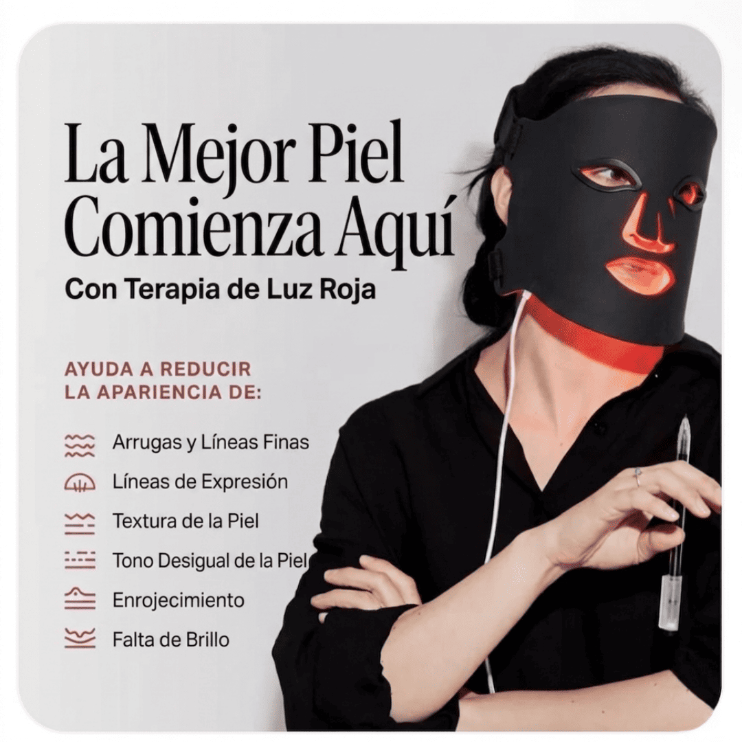 AURA - Máscara de belleza LED TERAPIA luz roja